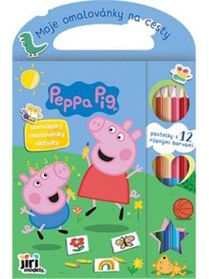 Moje omalovánky na cesty Prasátko Peppa