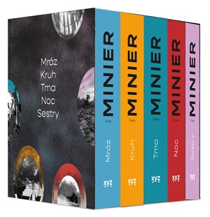 5 x Bernard Minier - box Mráz, Kruh, Tma, Noc, Sestry