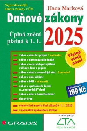 Daňové zákony 2025 - Úplná znění k 1. 1. 2025