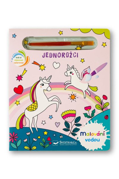Malování vodou Jednorožci