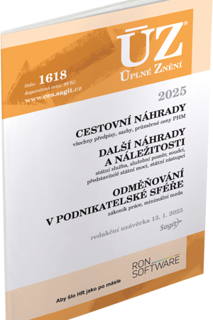 ÚZ 1618 Cestovní náhrady, Odměňování v podnikatelské sféře, 2025