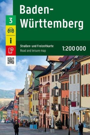 Bádensko-Württembersko 1:200 000 / automapa a rekreační mapa