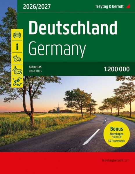 Německo 1:200 000 / autoatlas 2026/2027