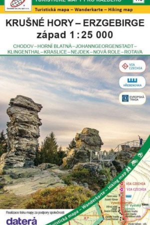 Krušné hory - Erzgebirge, západ 1 : 25 000 (Chodov, Horní Blatná, Johanngeorgenstat, Klingenthal, Kraslice, Luby, Nejdek, Nová Role, Rotava) / 113 Turistické mapy pro každého