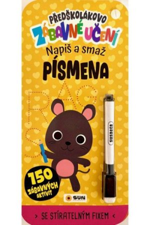 Předškolákovo zábavné učení - PÍSMENA - napiš a smaž