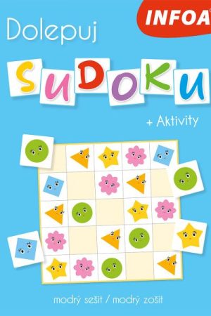 Dolepuj sudoku + Aktivity - modrý sešit / modrý zožit