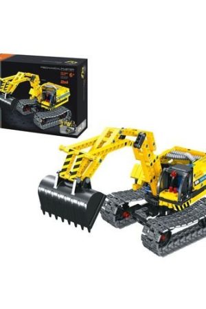 Stavebnice bagr/robot 2v1 342 dílků