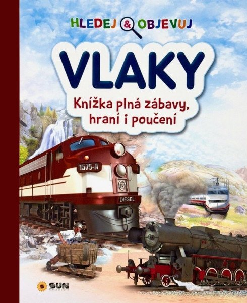 Hledej a objevuj Vlaky - Knížka plná zábavy, hraní i poučení - Obrázek 2