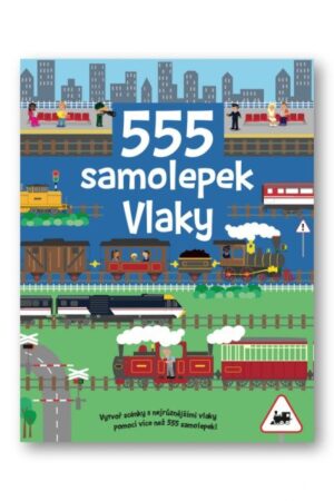 555 samolepek Vlaky