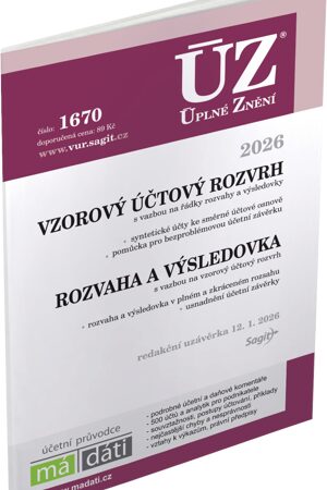 ÚZ 1670 Vzorový účtový rozvrh pro podnikatele, rozvaha a výsledovka, 2026