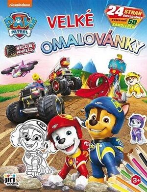 Tlapková patrola - Velké omalovánky