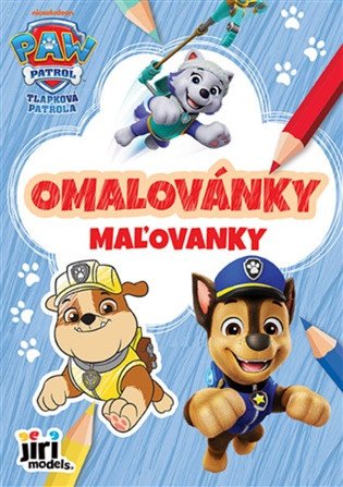 Tlapková patrola - Omalovánky A5 kluci