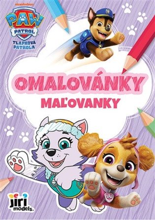 Tlapková patrola - Omalovánky A5 holky