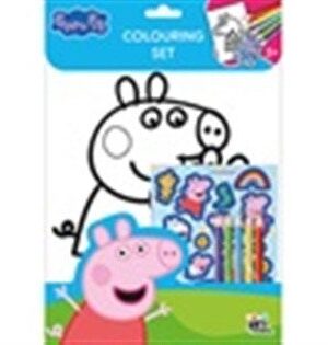 Prasátko Peppa - Omalovánkový set