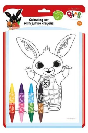 Bing - Omalovánkový set s oboustrannými voskovkami