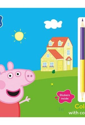 Prasátko Peppa - Kreslící set s pastelkami