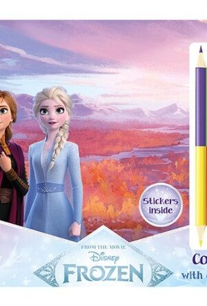 Ledové království - Kreslící set s pastelkami