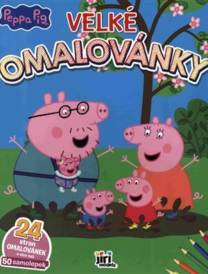 Velké omalovánky Prasátko Peppa