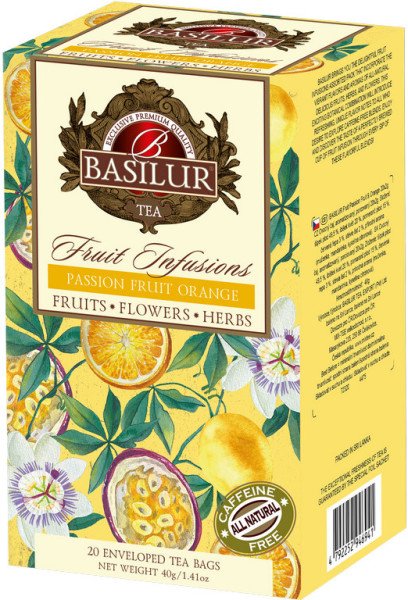 BASILUR Fruit Passion Fruit Orange přebal 20x2g