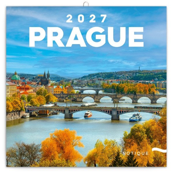 Kalendář 2027 poznámkový: Praha 2027, 20 x 20 cm - Obrázek 2