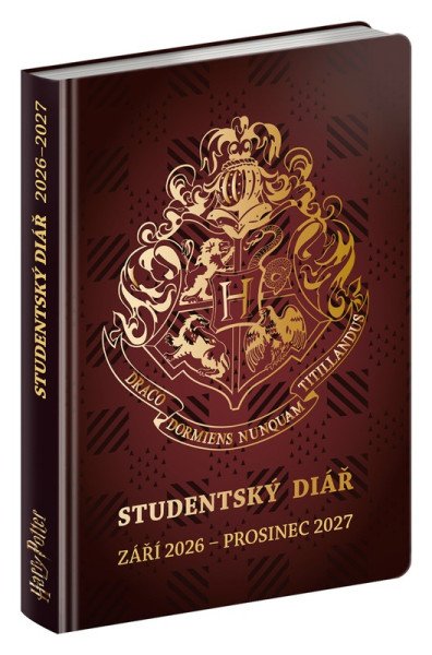 Studentský diář 2026/2027 Harry Potter (září 2026 - prosinec 2027), 9,8 x 14,5 cm - Obrázek 2