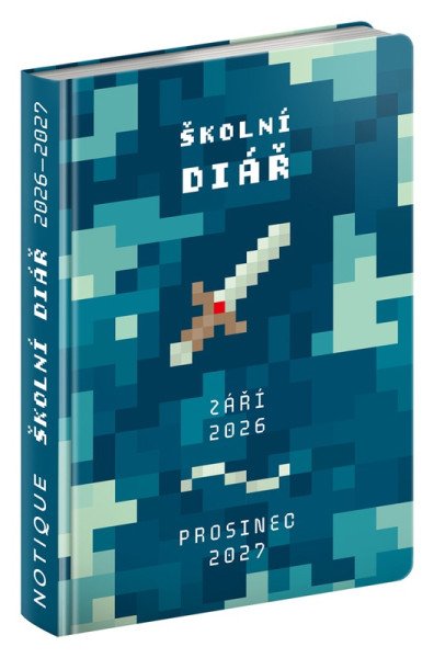 Školní diář 2026/2027 Gamer (září 2026 - prosinec 2027), 9,8 x 14,5 cm - Obrázek 2