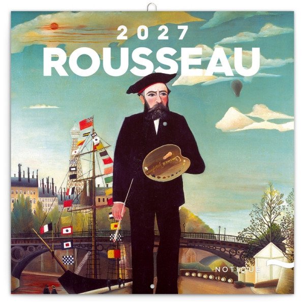 Kalendář 2027 poznámkový: Henri Rousseau, 30 x 30 cm