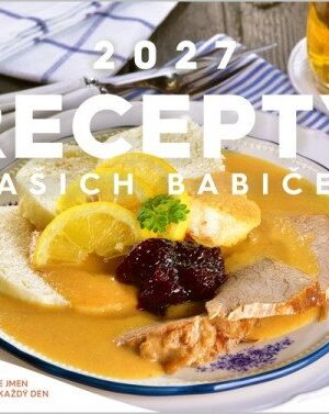 Kalendář 2027 stolní: Recepty našich babiček, 23,1 x 14,5 cm