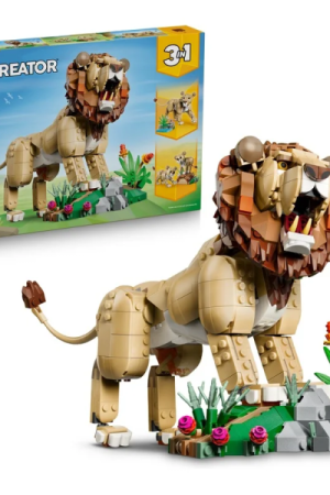 LEGO® Creator 3 v 1 31386 Divoká zvířata: Majestátní lev