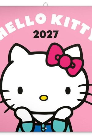 Kalendář 2027 poznámkový: Hello Kitty , 30 x 30 cm