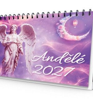 Kalendář Andělé 2027 - stolní