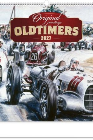 Kalendář 2027 nástěnný: Oldtimers, 64 x 42 cm