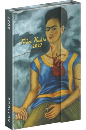 Diář 2027: Frida Kahlo - týdenní, magnetický, 11 x 16 cm