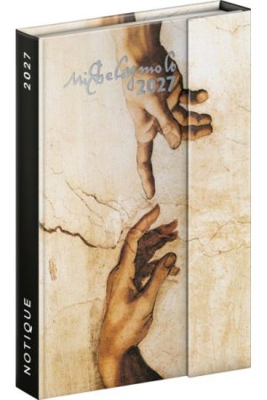 Diář 2027: Michelangelo - týdenní, magnetický, 11 x 16 cm