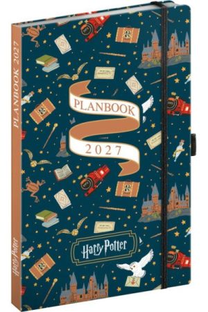 Diář/notes 2027: Planbook - Harry Potter - Bradavický expres, 13 x 21 cm