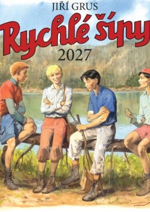 Kalendář 2027 Rychlé šípy - nástěnný
