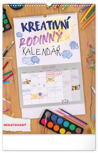 Kreativní rodinný kalendář, nedatovaný