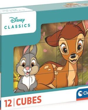 Obrázkové kostky: Disney klasické pohádky 12 kostek