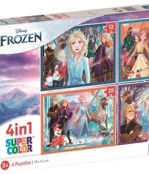Puzzle Ledové Království 4v1 (12+16+20+24 dílků)