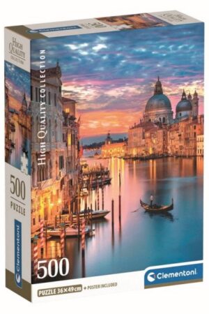 Puzzle Osvětlené Benátky 500 dílků