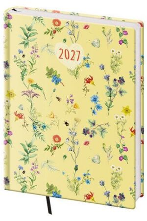 Diář 2027 denní B6 Vario - Botanica