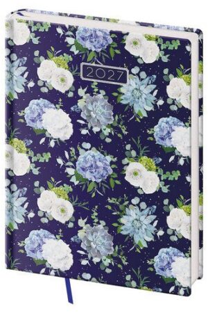 Diář 2027 denní B6 Vario Lyra - Floral