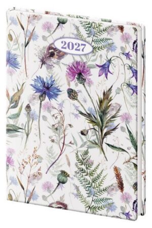 Diář 2027 týdenní kapesní A7 Vario - Lyra Meadow