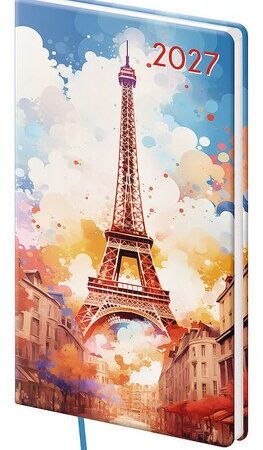 Diář 2027 týdenní kapesní Vario Lyra - Paris