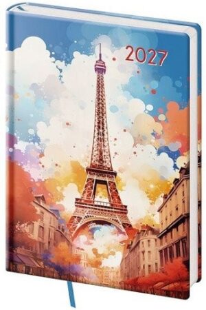 Diář 2027 týdenní A5 Vario Lyra - Paris