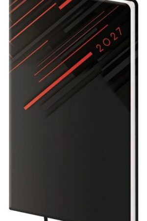 Diář 2027 týdenní kapesní Vario - 1 RED LINES