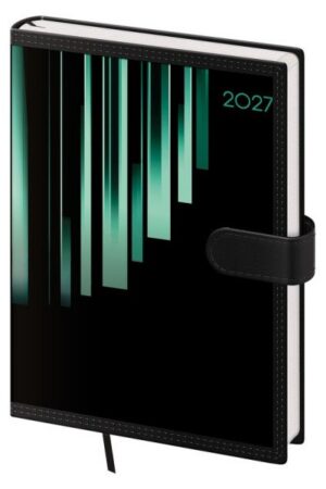 Diář 2027 týdenní A5 Tone - zelená s magnetem