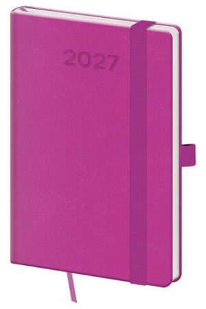 Diář 2027 týdenní kapesní Print Pop - fialová