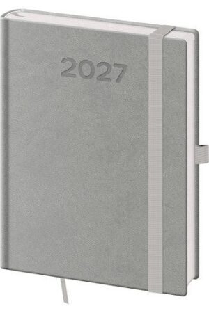 Diář 2027 týdenní B6 Print Pop - šedá