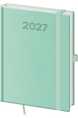 Diář 2027 denní B6 Print Pop - světle zelená